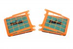 Pre-Oiled Air Filter TwinAir 150608P (Flame Retardent) with filter frames (2pcs)