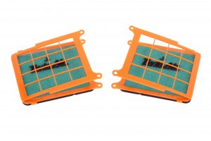 Pre-Oiled Air Filter TwinAir (Flame Retardent) with filter frames (2pcs)