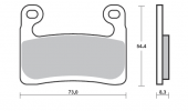 Zavorne obloge BREMBO 07GR90SA