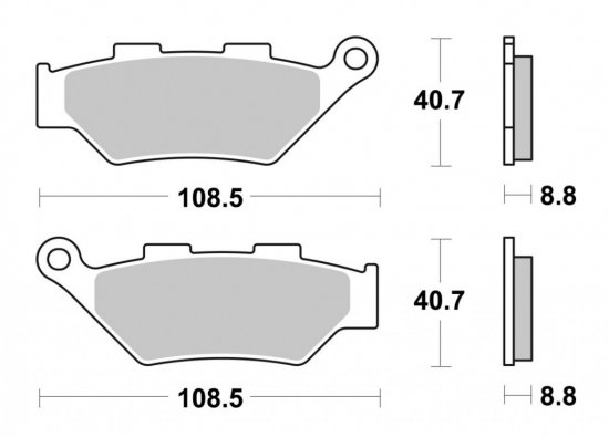 Zavorne obloge BREMBO 07KS07SA