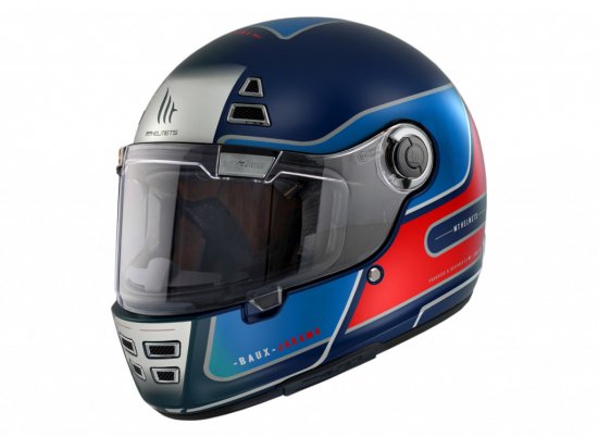 Integralna čelada MT Helmets JARAMA BAUX D7 MATT BLUE XS