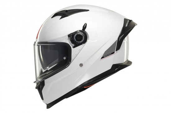 Helmet MT Helmets BRAKER SV SOLID A0 GLOSS PEARL WHITE L