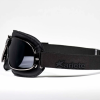 Goggles ARIETE 13990-NV ARIETE VINTAGE black leather ruthenium frame, fume lens