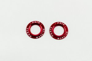 Rings for axle sliders PUIG 20025R PHB19 rdeč