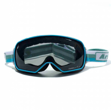 Goggles ARIETE 14920-LANV FEATHER LITE white-turquoise strap