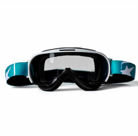 Goggles ARIETE 14980-NBT WABI clear lens White / Turquoise