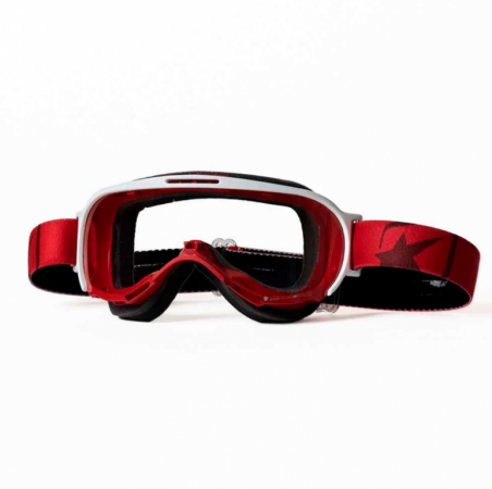 Goggles ARIETE 14980-RBR WABI clear lens White /Red