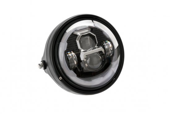 Headlight PUIG 21346N LUMEN Z LED črna