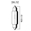 Žarnica RMS 246510626 FLOSSER 6V 10W t 11x40