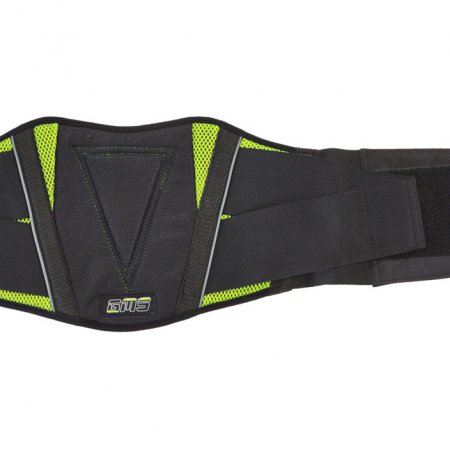 Kidney belt racing GMS ZG99003 black-yellow fluo M