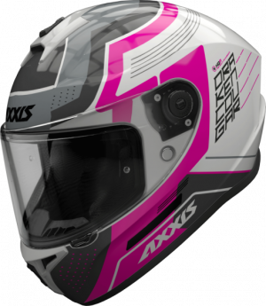 INTEGRALNA čelada AXXIS DRAKEN S cougar gloss fluor pink S