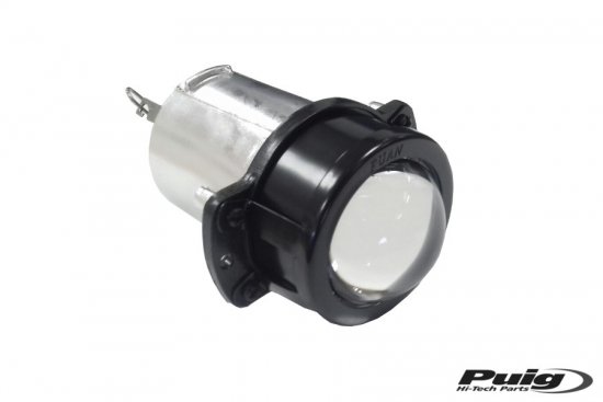 Light + bulb PUIG 5562N črna homologated