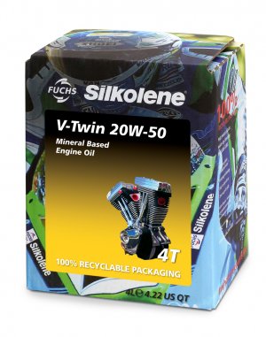 Motorno olje SILKOLENE V-TWIN 20W-50 MINERAL 4 l