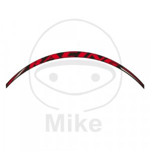 Wheel rim sticker JMT racing reflective red