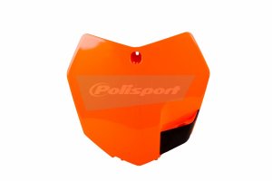 Number plate POLISPORT orange KTM