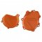 Clutch and ignition cover protector kit POLISPORT Oranžna