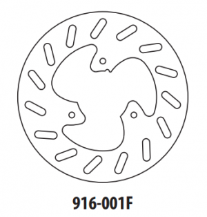 Zavorni disk GOLDFREN spredaj 190 mm