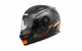 Integralna čelada CASSIDA APEX FUSION black matt/ orange/ white XS