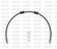 STANDARD Front brake hose kit Venhill TRI-8003F-BK POWERHOSEPLUS (3 cevi v kompletu) Black hoses, chromed fittings