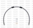 STANDARD Front brake hose kit Venhill TRI-8003F-CB POWERHOSEPLUS (3 cevi v kompletu) Carbon hoses, chromed fittings