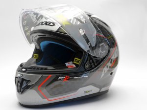 FULL FACE helmet AXXIS COBRA rage  a2 gloss pearl gray S