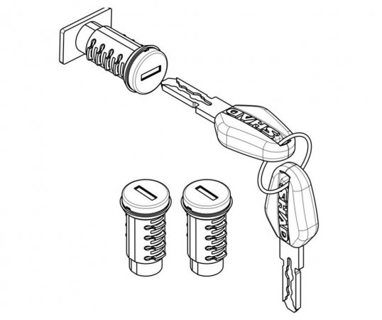 Replacement locks & keys SHAD D1TRBOR TERRA