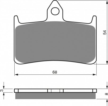 Zavorne obloge GOLDFREN 069 S3