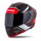 Full face helmet CASSIDA AERO DROME black pearl/ red/white/ grey 2XL