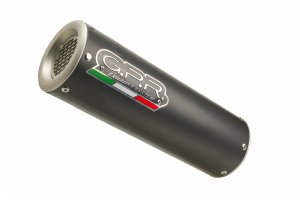 Slip-on exhaust GPR M3 Matte Black including removable db killer and link pipe