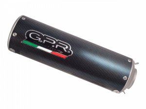 Slip-on exhaust GPR M3 Carbon look including removable db killer and link pipe