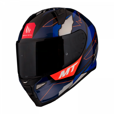 Helmet MT Helmets REVENGE II GARZO 2020 A7 MATT BLUE S