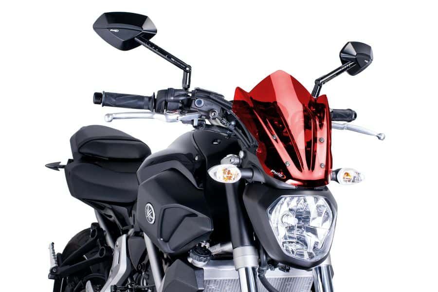 Windshield PUIG 7015R NEW. GEN SPORT rdeč