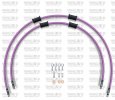 STANDARD Front brake hose kit Venhill YAM-4006F-PU POWERHOSEPLUS (2 cevi v kompletu) Purple hoses, chromed fittings