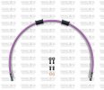 STANDARD Front brake hose kit Venhill TRI-8003FB-PU POWERHOSEPLUS (3 cevi v kompletu) Purple hoses, black fittings