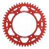 Rear ALU sprocket SUPERSPROX RAL-1512:49-RED rdeč 49T, 520