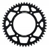 Rear ALU sprocket SUPERSPROX RAL-990:49-BLK črna 49T, 520