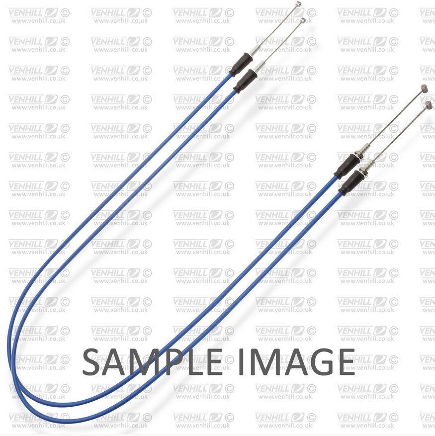 Throttle cables (pair) Venhill H02-4-046-BL featherlight moder