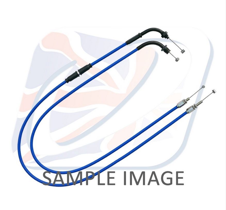 Throttle cables (pair) Venhill H02-4-127-BL featherlight moder