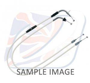 Throttle cables (pair) Venhill H02-4-122-WT featherlight bela