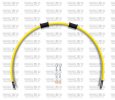 STANDARD Front brake hose kit Venhill TRI-8003F-YE POWERHOSEPLUS (3 cevi v kompletu) Yellow hoses, chromed fittings