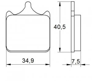 Zavorne obloge ACCOSSATO OR